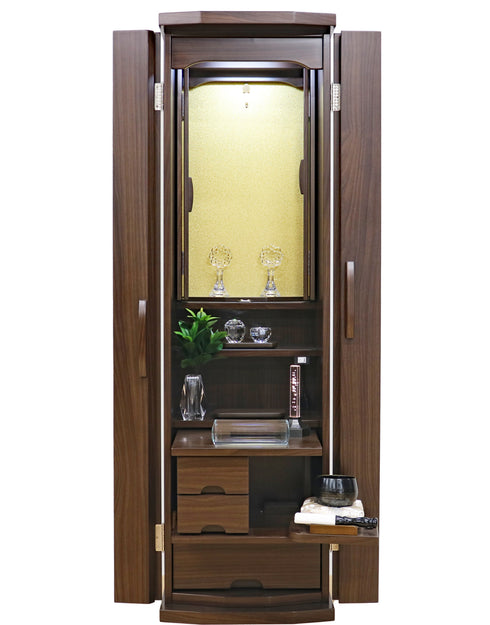 Soka Gakkai Furniture-style Buddhist Altar "Respe" Manually-operated Cabinet Door Available in 2 Colors